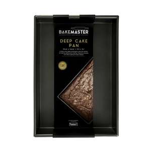 Bakeware Accessories: Rectangular Deep Cake/Slice Pan 34x24x5cm