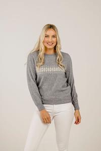 Holiday Collection: Cashmere Crystal Sweater