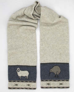Homepage Collection: Merinosilk Sheep & Kiwi Scarf