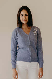 Cardigan: Merinosilk Manuka Cardigan