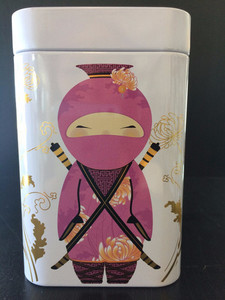 Products: Tea Tin Little Ninja Gold and Pink kapiteas