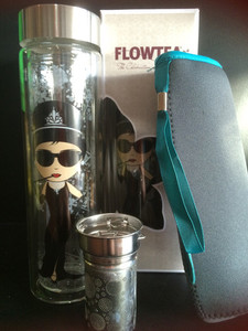 Products: Glass Travel Tea Flask - Flowtea Idols Audrey kapiteas