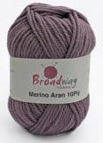 BROADWAY YARNS MERINO ARAN 10PLY