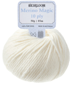 Yarn: HEIRLOOM MERINO MAGIC 10PLY