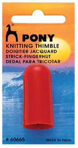 PONY KNITTING THIMBLE