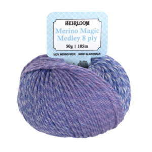 HEIRLOOM MERINO MAGIC MEDLEY 8PLY