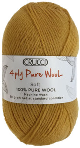 CRUCCI 4PLY PURE WOOL SOFT M/WASH