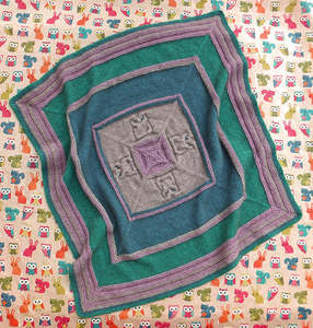 Free Patterns: NATURALLY LEAFLET BABY OWL BLANKET DIGITAL DOWNLOAD