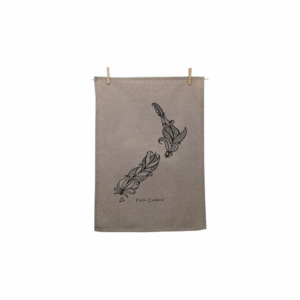 Products: Tea Towel Natural - NZ Designs K Design