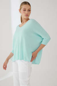 Mia Fratino: Hattie Wide Tee (Menthol)