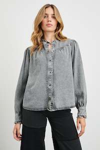 Rails: Alanna Shirt (Black Acid Wash)