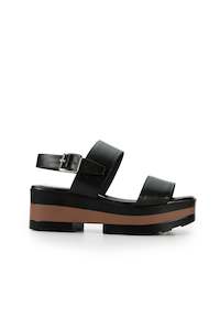 CAPE BUCKLE SANDAL (Black)