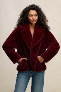 Velvet By Graham Spencer: Carolyn Jacket (Burgundy)