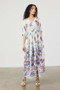 Jane Daniels: Tivoli Dress (Cream Flowers)