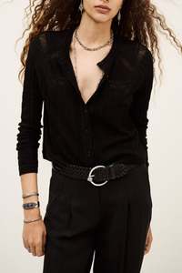 Knitwear: Puria Cardigan (Noir)