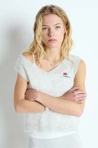 Knitwear: Nenybay Vest (Polar Melange)