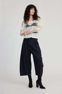 Banded Sweater (Ivory)