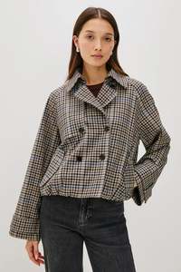 Jett Jacket (Mocha Check)