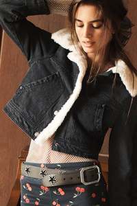 STAR CROSSED STUDDED BELT (Midnight Hour)