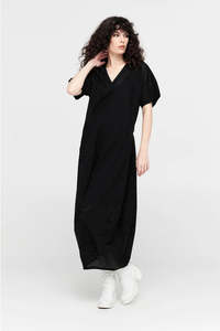 Aperture Dress (Black Perforated)