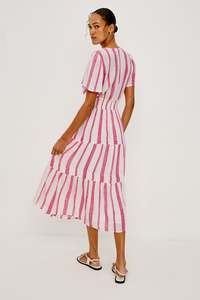 Products: Cannes Midi Dress (Delfine Stripe)