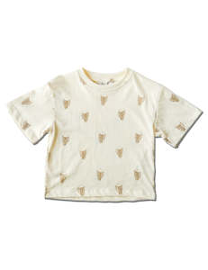 Tops: Jelly Fish T-shirt - Cream