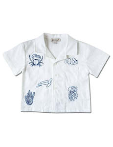 Tops: Under the Sea Shirt - White