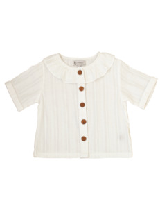 Tops: Sail Away Ruffle Top - White