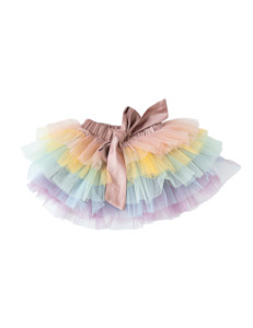 Little Ballerina Tutu Skirt - Rainbow Light