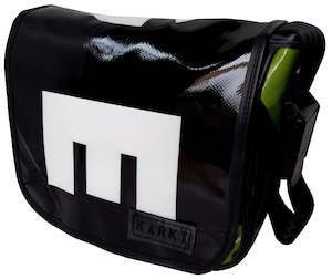 Recycled Medium Messenger Bag: Benzo Medium Messenger BI7777