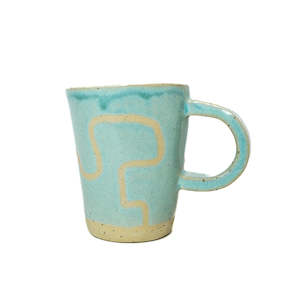 Products: Seafoam Swirl on Speckled Stoneware Espresso Mug