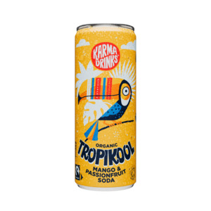 Organic Sodas Cans: Tropikool [24 Cans] Organic