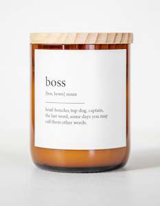 The Commonfolk: Dictionary Candle – Boss