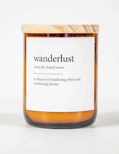 The Commonfolk: Dictionary Candle – Wanderlust