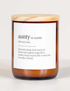 The Commonfolk: Dictionary Candle – Aunty