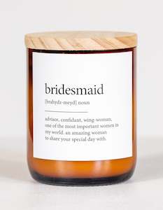 Dictionary Candle – Bridesmaid