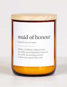 The Commonfolk: Dictionary Candle – Maid of Honour