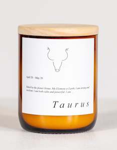 The Commonfolk: Zodiac Candle – Taurus