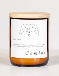The Commonfolk: Zodiac Candle – Gemini