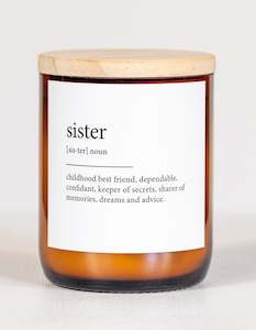 Dictionary Candle – Sister