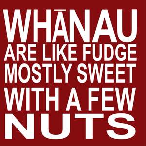 MBR164 WHANAU ARE LIKE (RED)