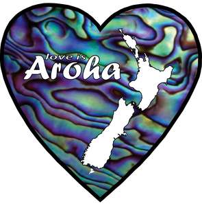 Area Signs: NZHEA8 LOVE IS AROHA