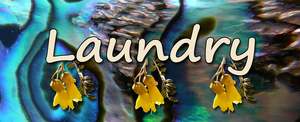 Area Signs: PAU46 LAUNDRY KOWHAI