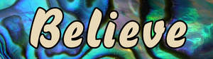 Paua Design: PAU36 BELIEVE 15CM