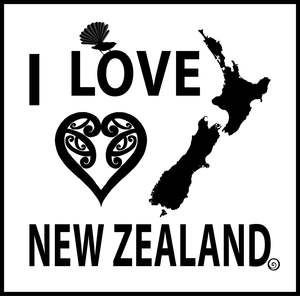 NZT74F I LOVE NEW ZEALAND
