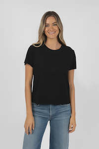 Womens Tops: Humidity Basic Tee Black