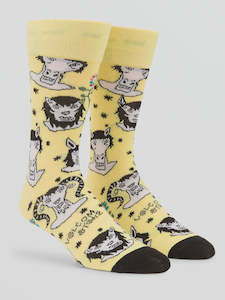 Volcom: Volcom Surf Vitals Ozzy Sock Glimmer Yellow