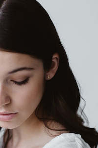 Sophie Little Letter Stud Single Gold