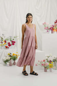 Home-Lee Maddie Dress Rouge