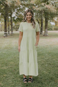 Home Lee: Home-Lee Kendall Dress Lime